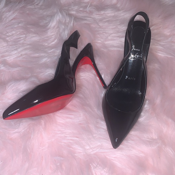 Shoes - Hot Chick Red Sole Bottom Pump Black Patent